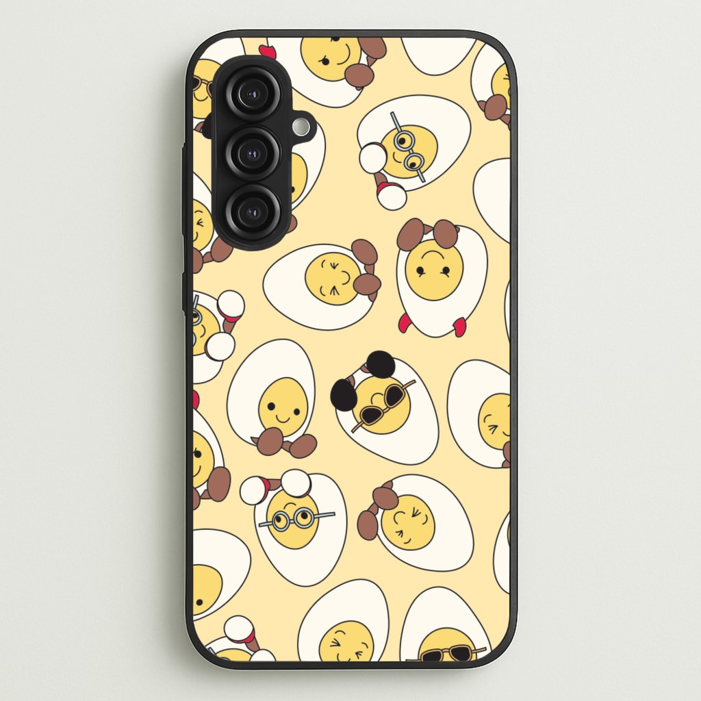 Egg Pattern - Plushy - Plushy Phone Case for Galaxy S23FE