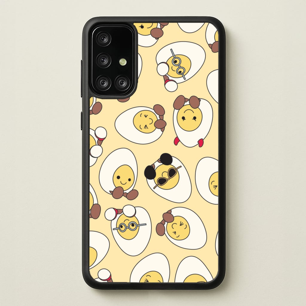 Egg Pattern - Plushy - Plushy Phone Case for Galaxy A71