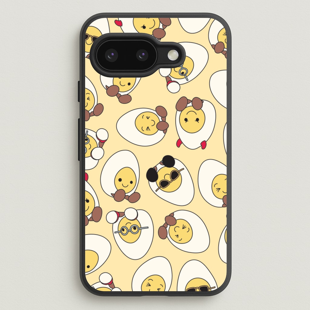 Egg Pattern - Plushy - Plushy Phone Case for Google Pixel 9a