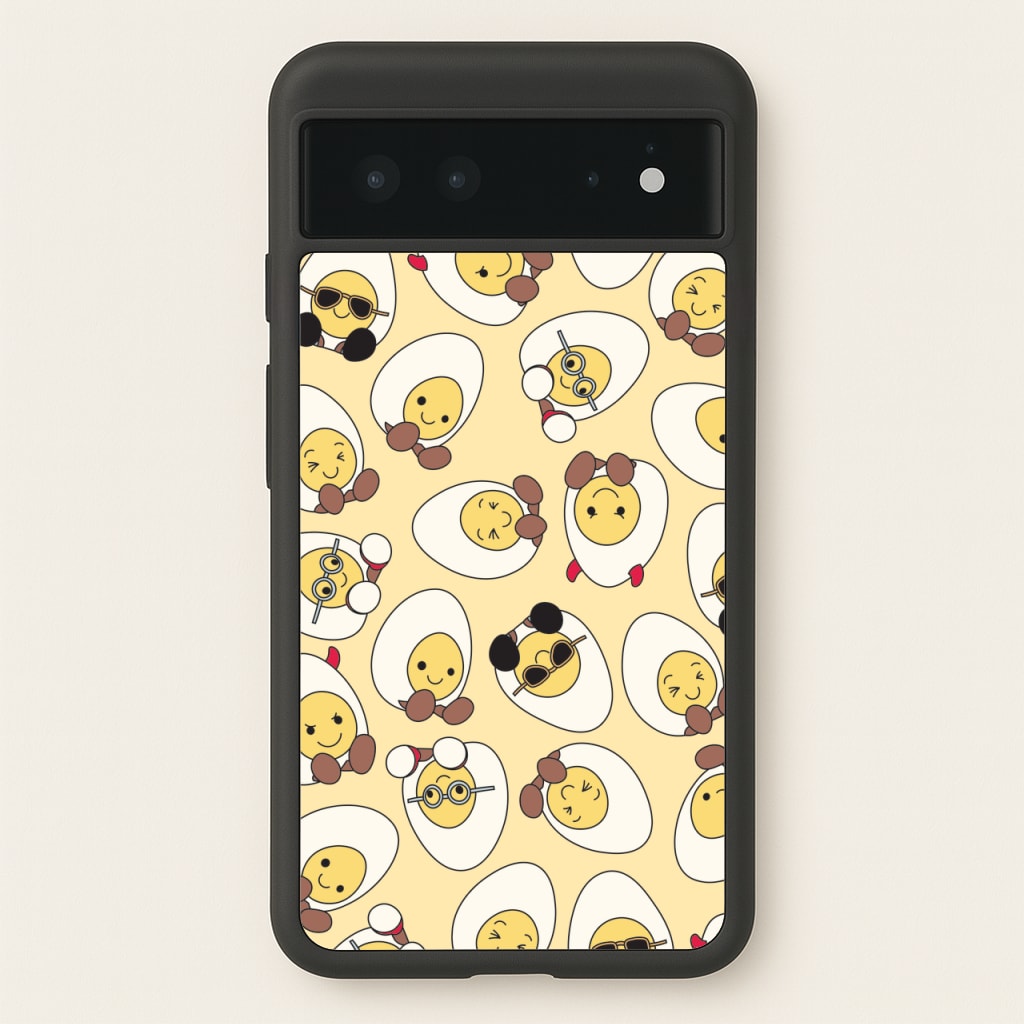 Egg Pattern - Plushy - Plushy Phone Case for Google Pixel 6