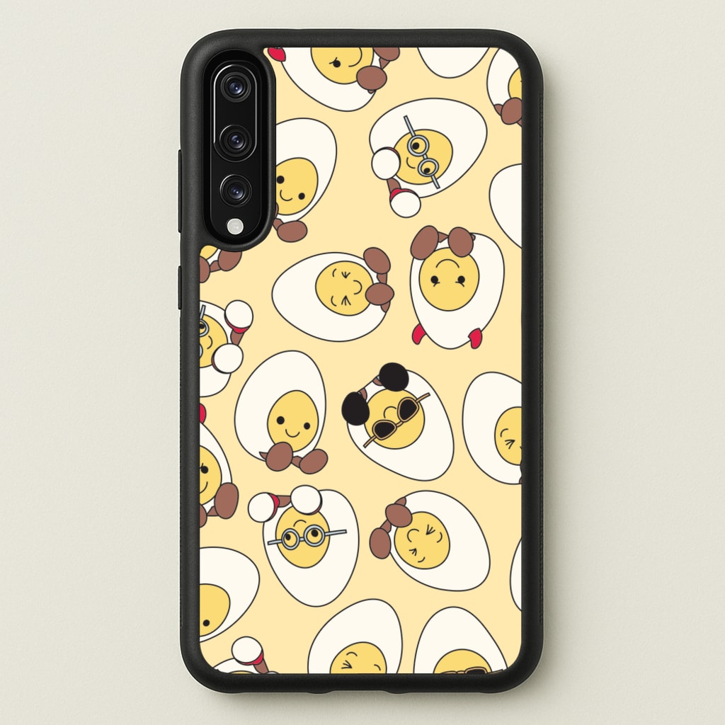 Egg Pattern - Plushy - Plushy Phone Case for Huawei P20 Pro