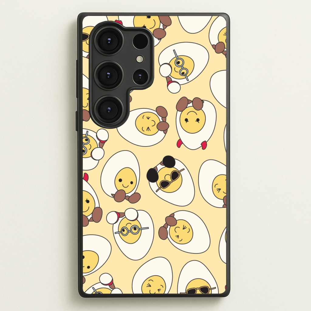 Egg Pattern - Plushy - Plushy Phone Case for Galaxy S25 Ultra