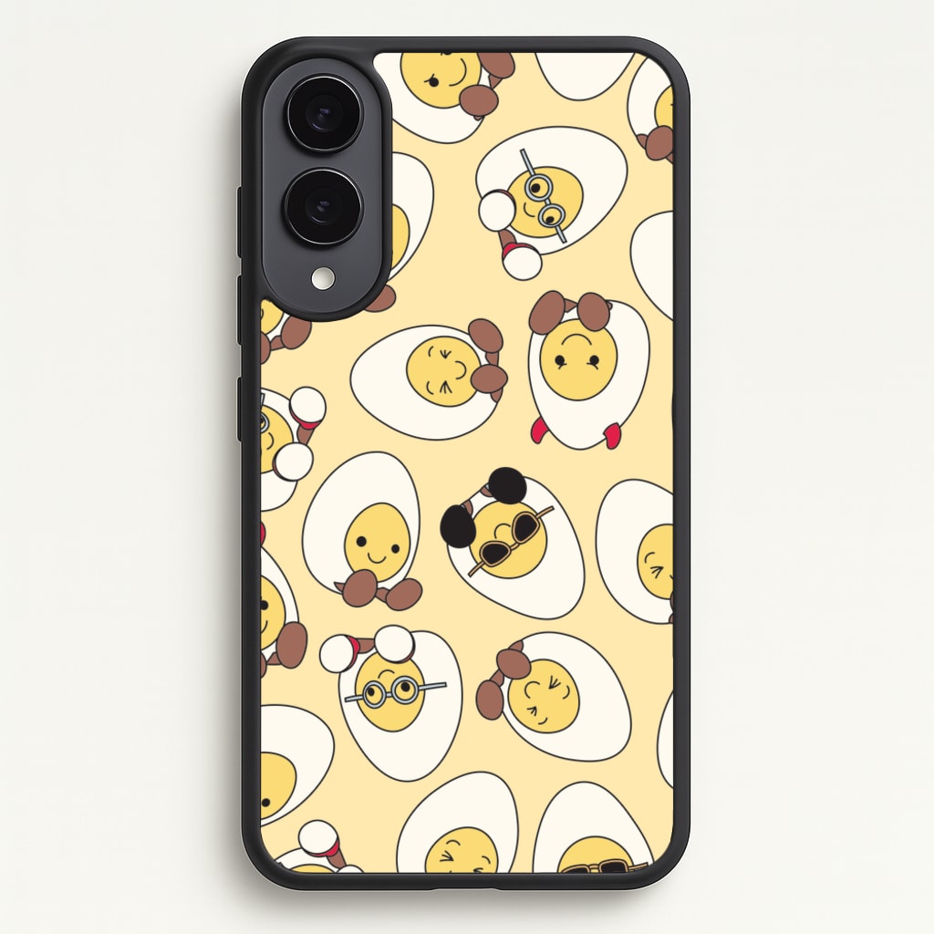 Egg Pattern - Plushy - Plushy Phone Case for Galaxy S25 Edge