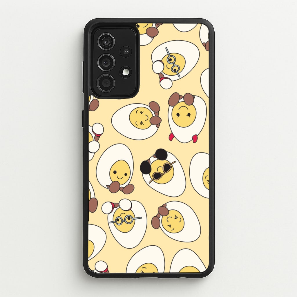 Egg Pattern - Plushy - Plushy Phone Case for Galaxy A52 / A52s