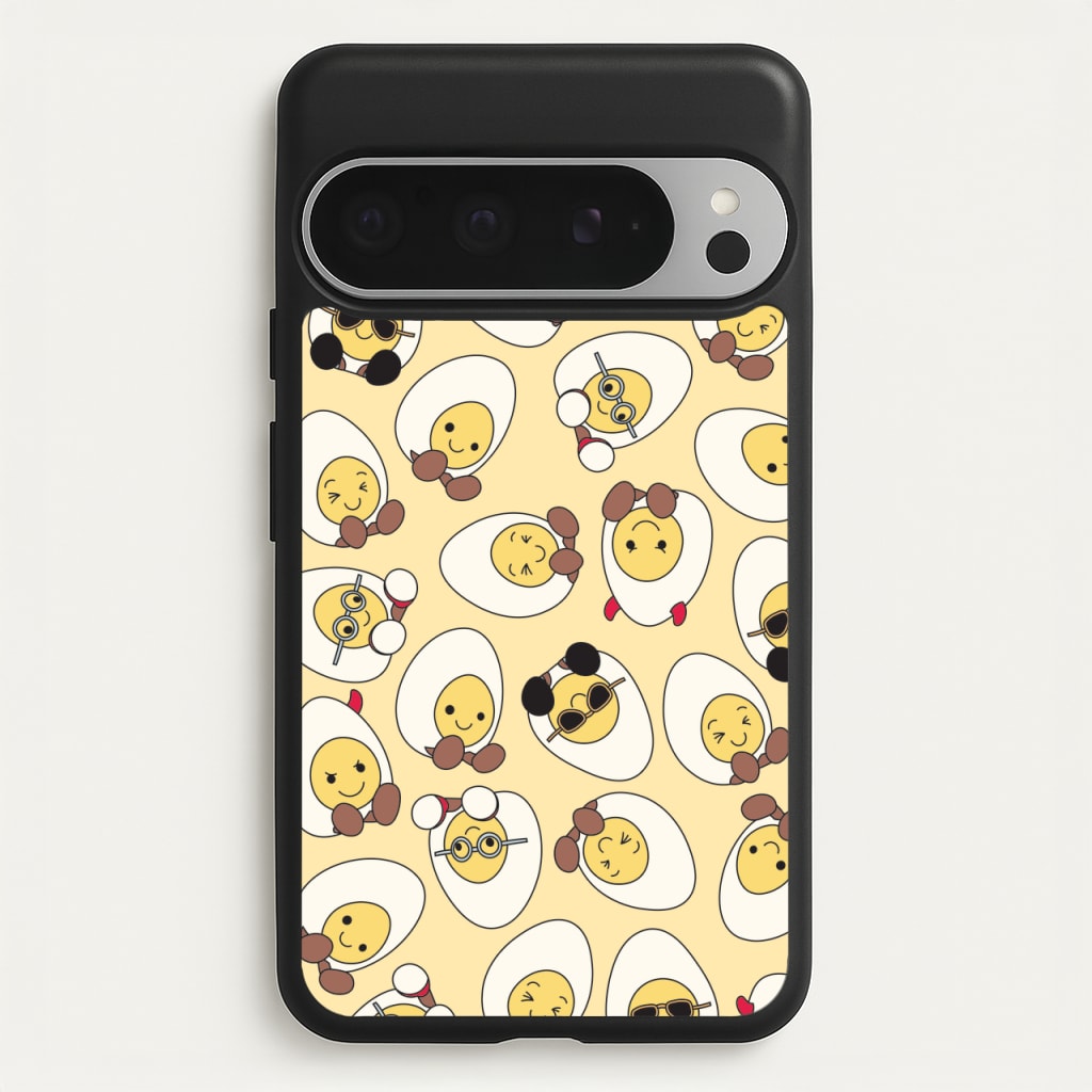 Egg Pattern - Plushy - Plushy Phone Case for Google Pixel 9 Pro XL