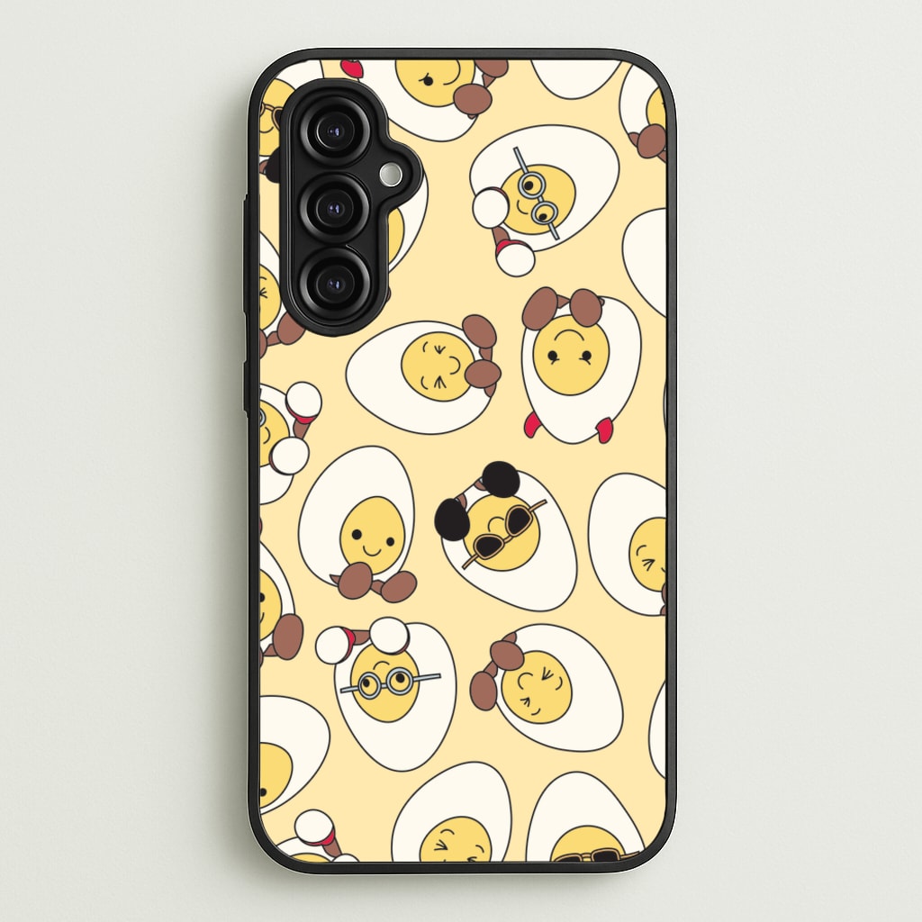 Egg Pattern - Plushy - Plushy Phone Case for Galaxy A14