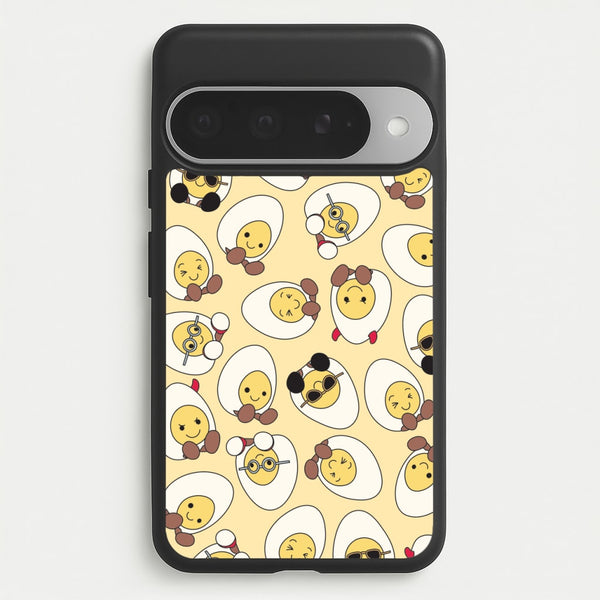 Egg Pattern - Plushy Phone Case for Google Pixel 10 Pro XL