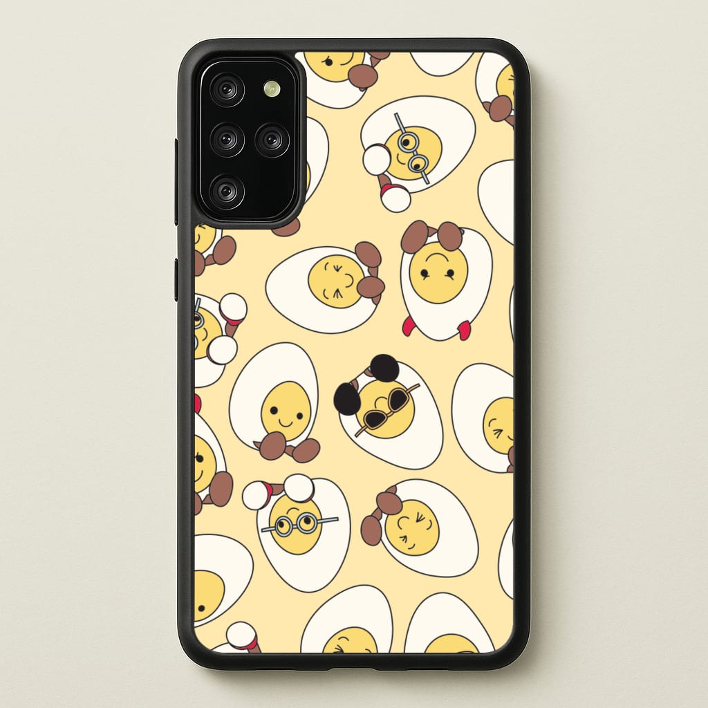 Egg Pattern - Plushy - Plushy Phone Case for Galaxy S20 Plus