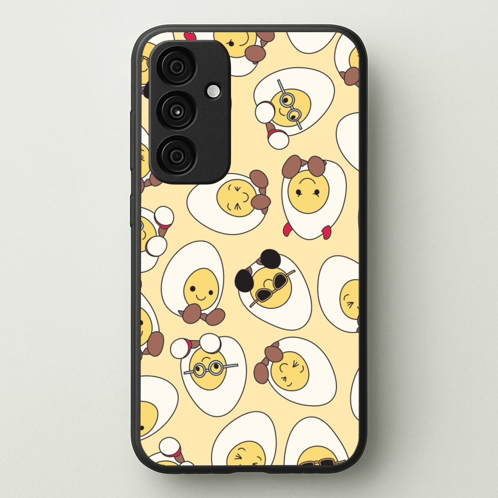 Egg Pattern - Plushy - Plushy Phone Case for Galaxy A35