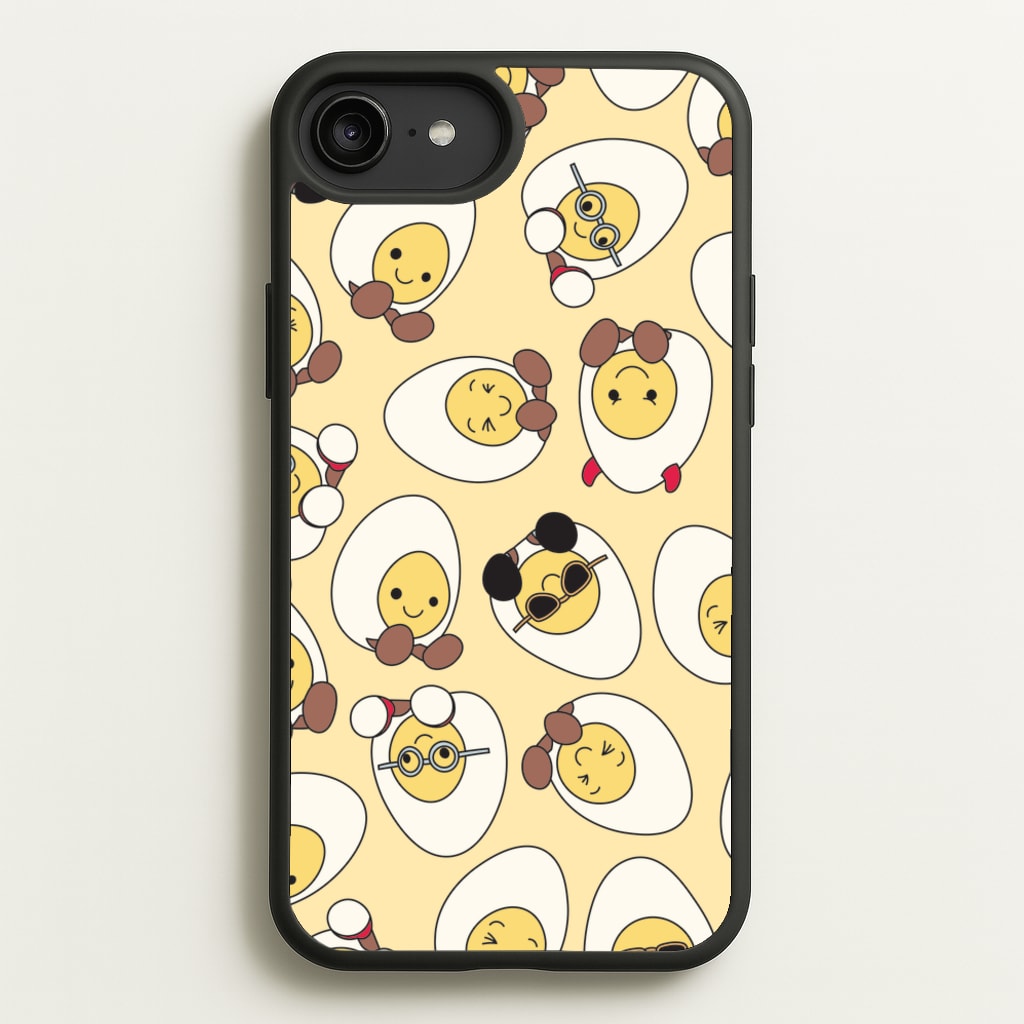Egg Pattern - Plushy - Plushy Phone Case for iPhone 6 Plus / 7 Plus / 8 Plus