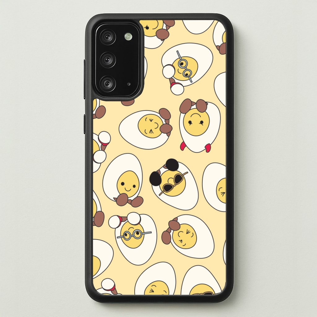 Egg Pattern - Plushy - Plushy Phone Case for Galaxy Note 20