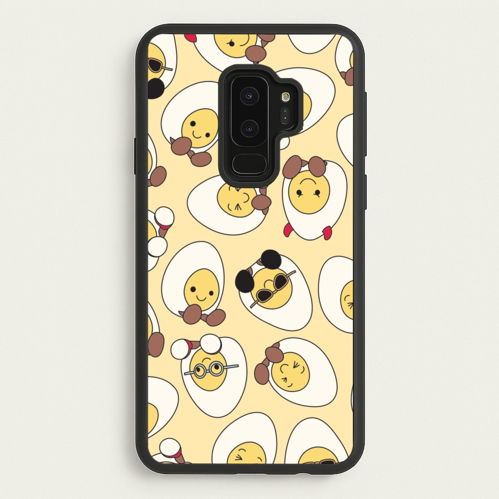 Egg Pattern - Plushy - Plushy Phone Case for Galaxy S9 Plus