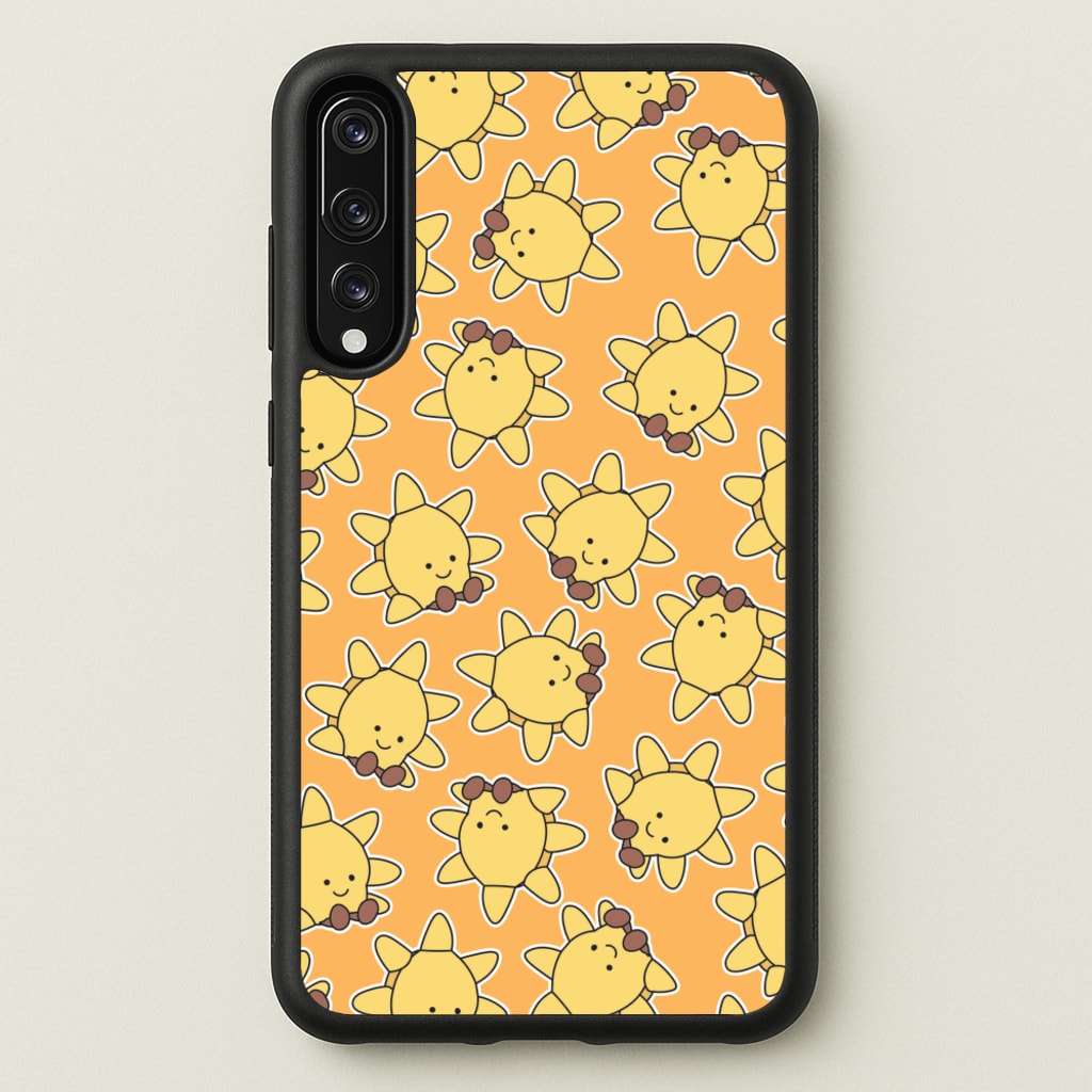 Sun Pattern - Plushy - Plushy Phone Case for Huawei P20 Pro