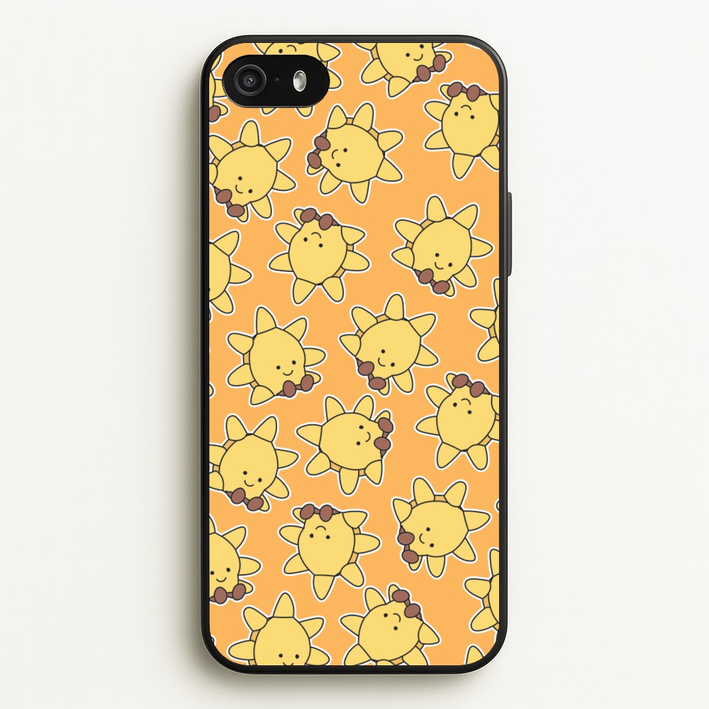 Sun Pattern - Plushy - Plushy Phone Case for iPhone 5 / 5s / SE 2016