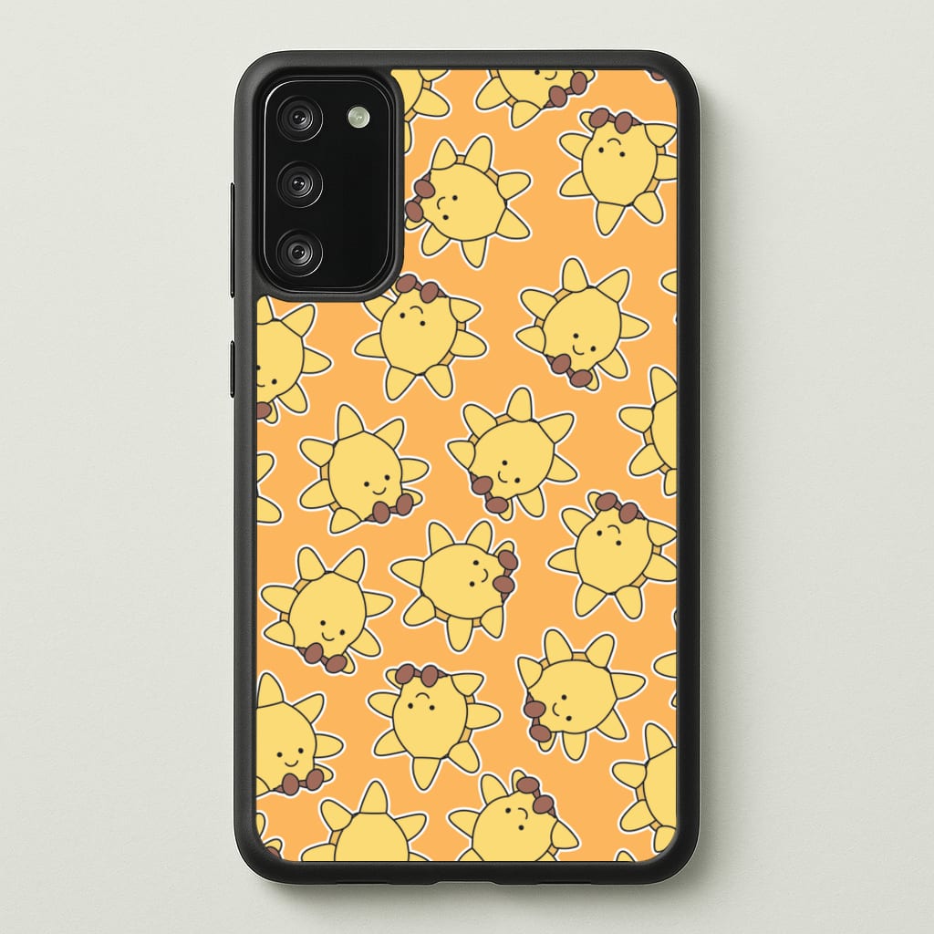 Sun Pattern - Plushy - Plushy Phone Case for Galaxy S20