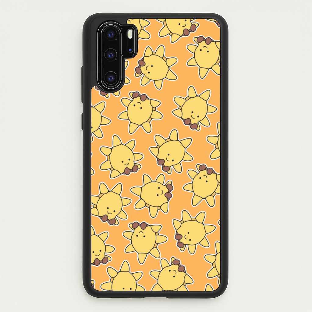 Sun Pattern - Plushy - Plushy Phone Case for Huawei P30 Pro