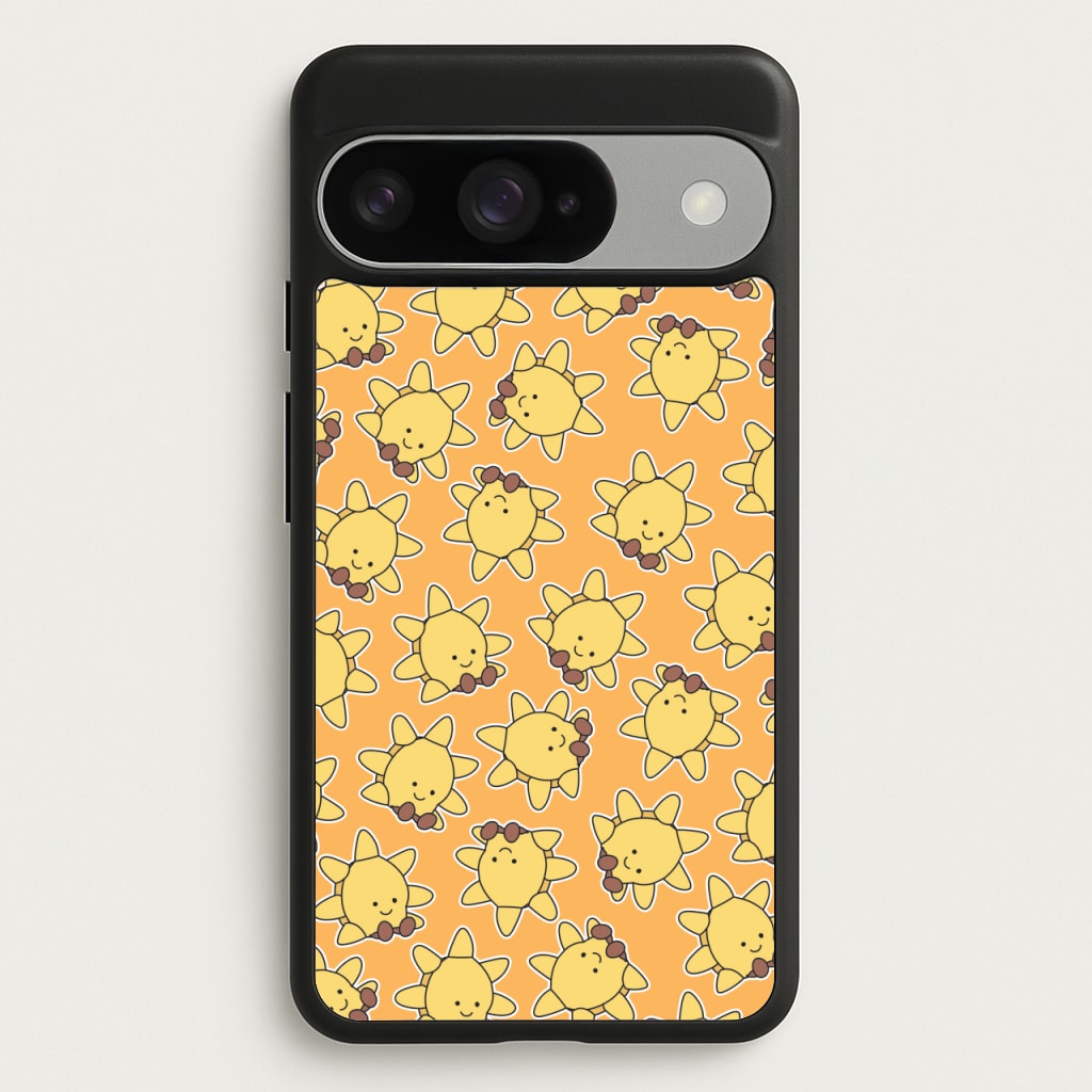 Sun Pattern - Plushy Phone Case for Google Pixel 10 / 10 Pro
