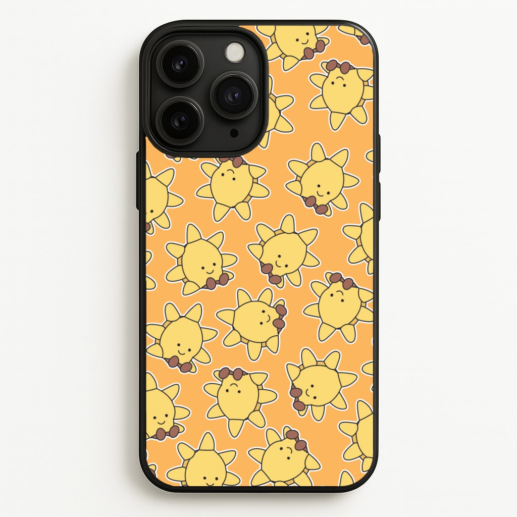 Sun Pattern - Plushy - Plushy Phone Case for iPhone 11 Pro