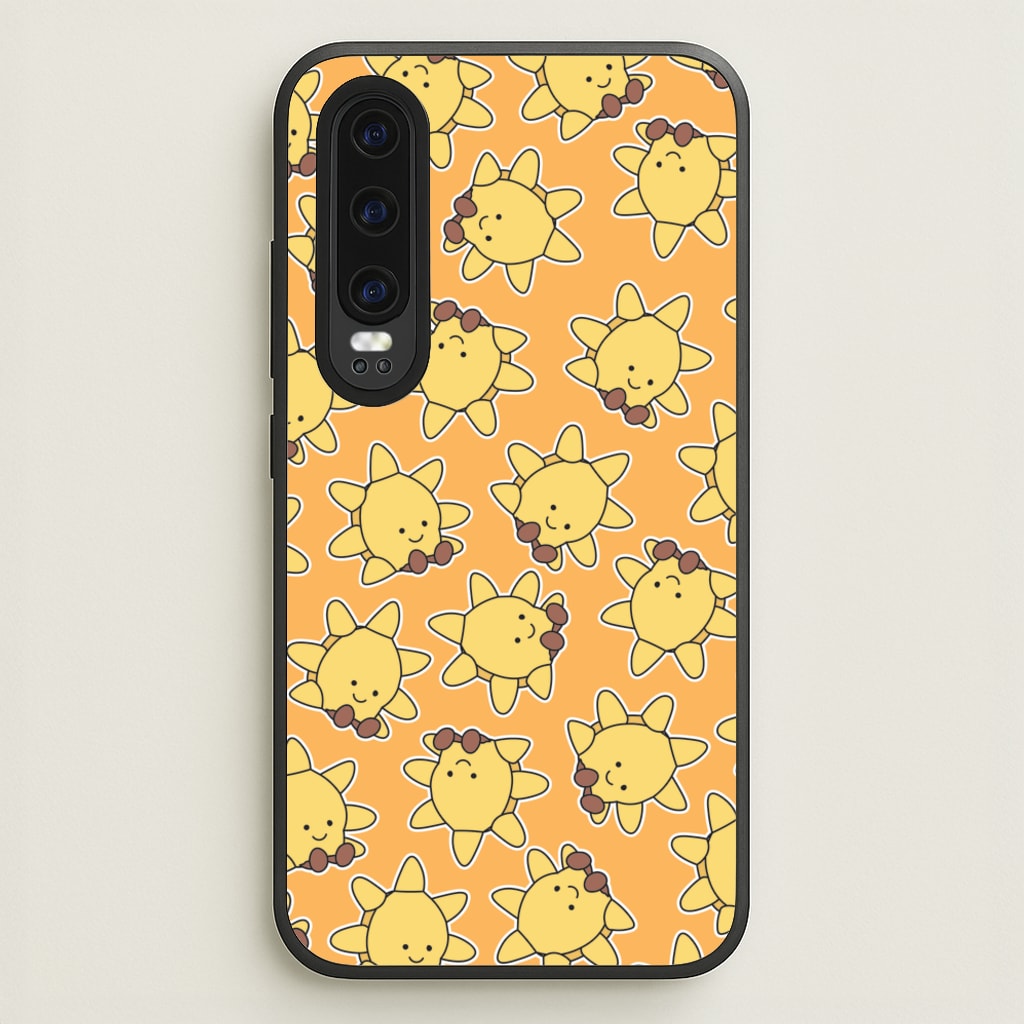 Sun Pattern - Plushy - Plushy Phone Case for Huawei P30