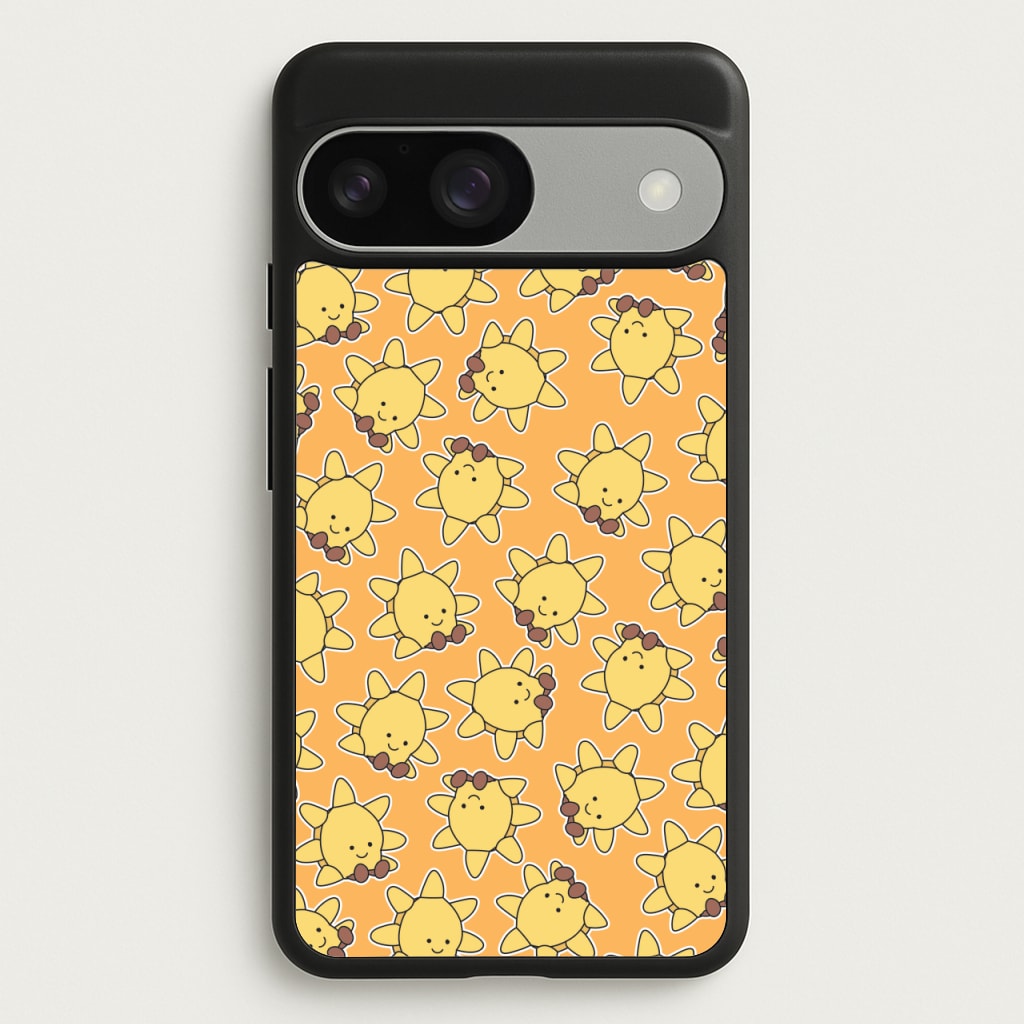 Sun Pattern - Plushy - Plushy Phone Case for Google Pixel 9 / 9 Pro