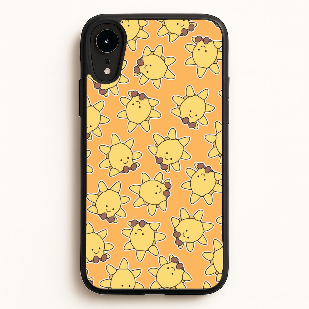 Sun Pattern - Plushy - Plushy Phone Case for iPhone XR