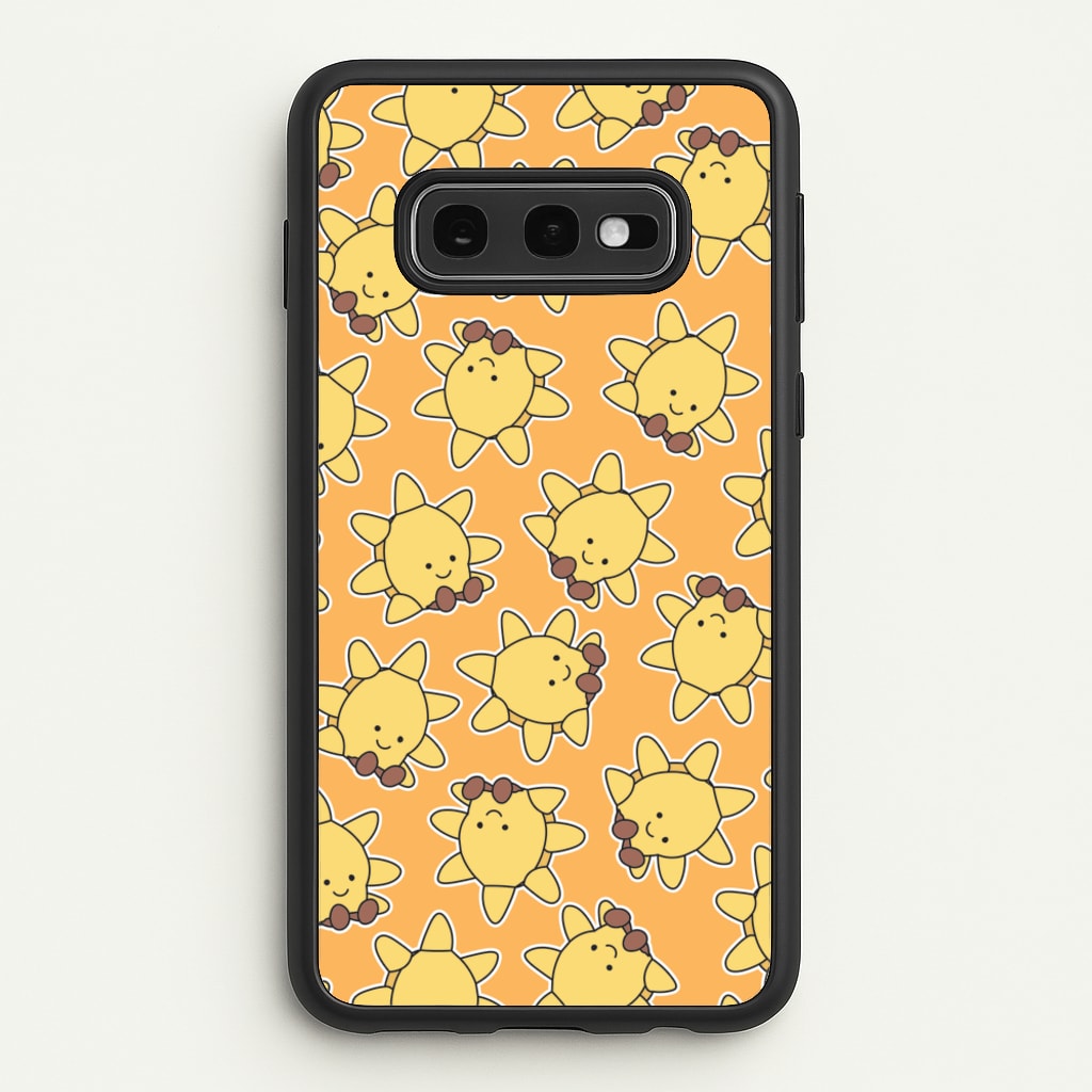Sun Pattern - Plushy - Plushy Phone Case for Galaxy S10e