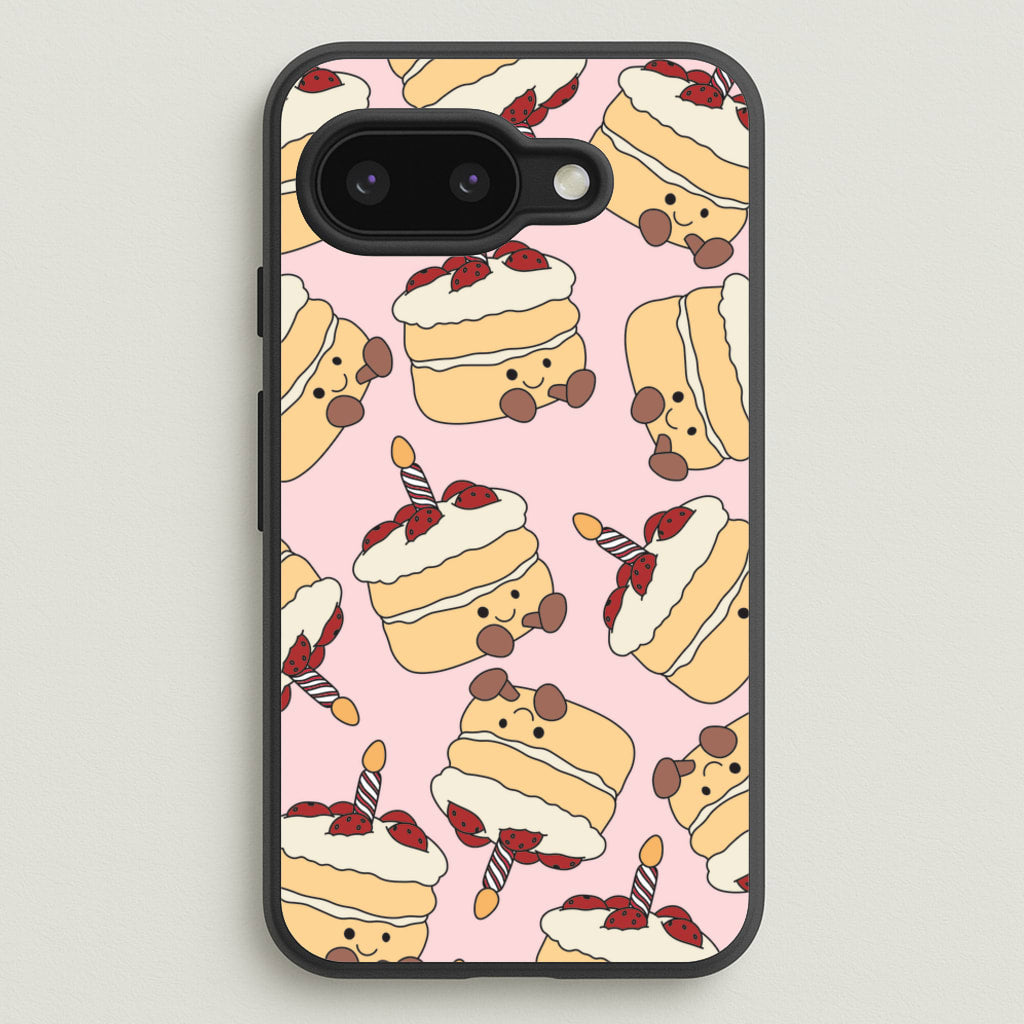 Cake Pattern - Plushy - Plushy Phone Case for Google Pixel 9a