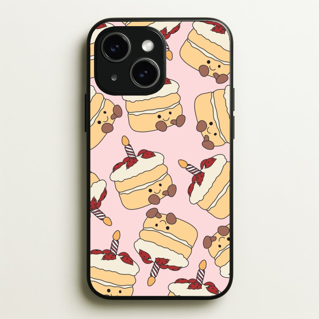 Cake Pattern - Plushy - Plushy Phone Case for iPhone 15