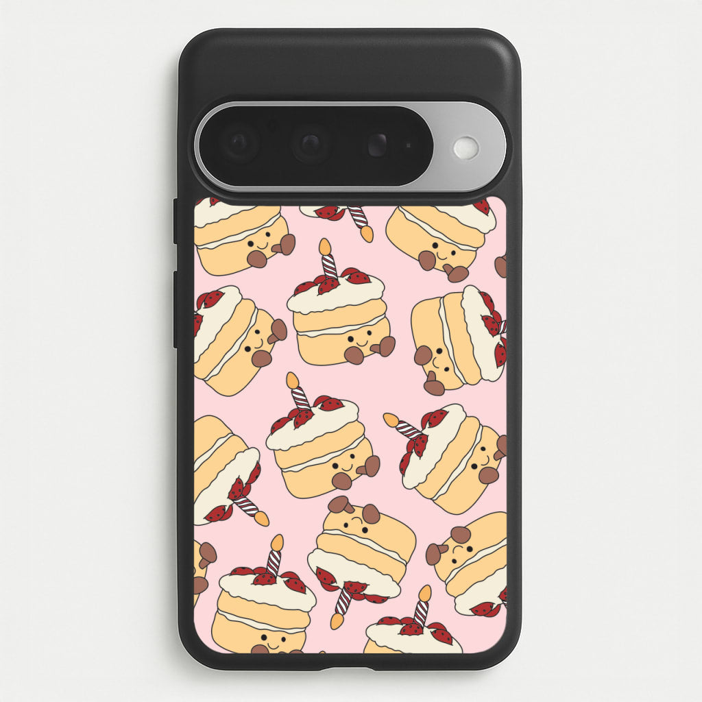 Cake Pattern - Plushy Phone Case for Google Pixel 10 Pro XL