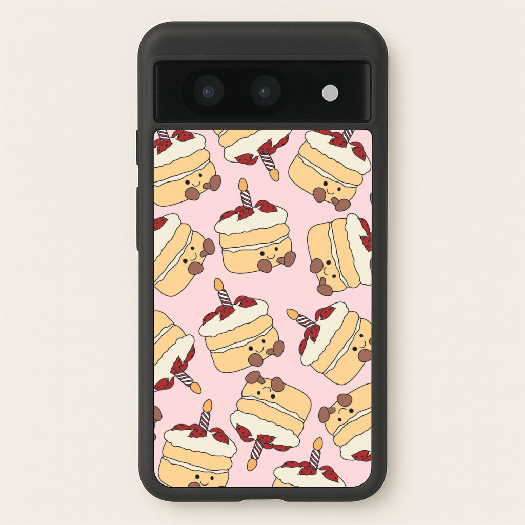 Cake Pattern - Plushy - Plushy Phone Case for Google Pixel 8a