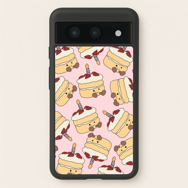 Cake Pattern - Plushy - Plushy Phone Case for Google Pixel 8a