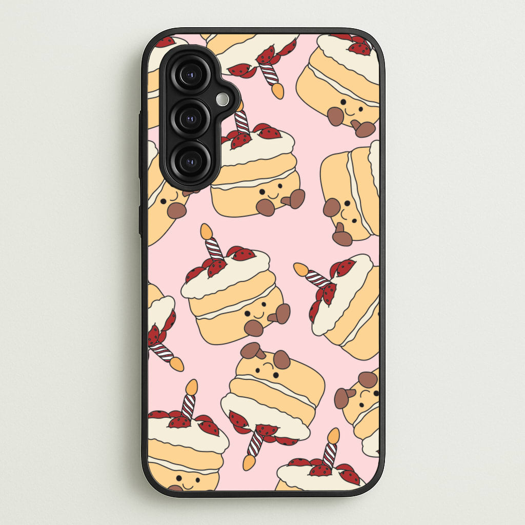 Cake Pattern - Plushy - Plushy Phone Case for Galaxy A14