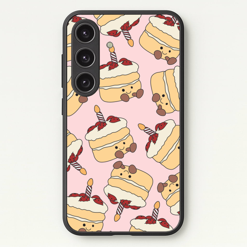 Cake Pattern - Plushy - Plushy Phone Case for Galaxy S25