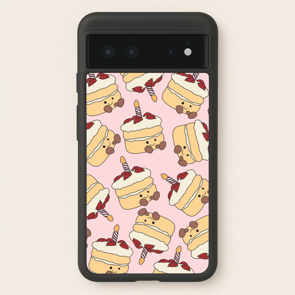 Cake Pattern - Plushy - Plushy Phone Case for Google Pixel 6