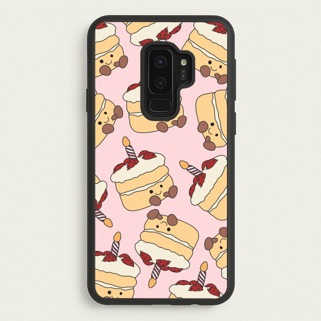 Cake Pattern - Plushy - Plushy Phone Case for Galaxy S9 Plus