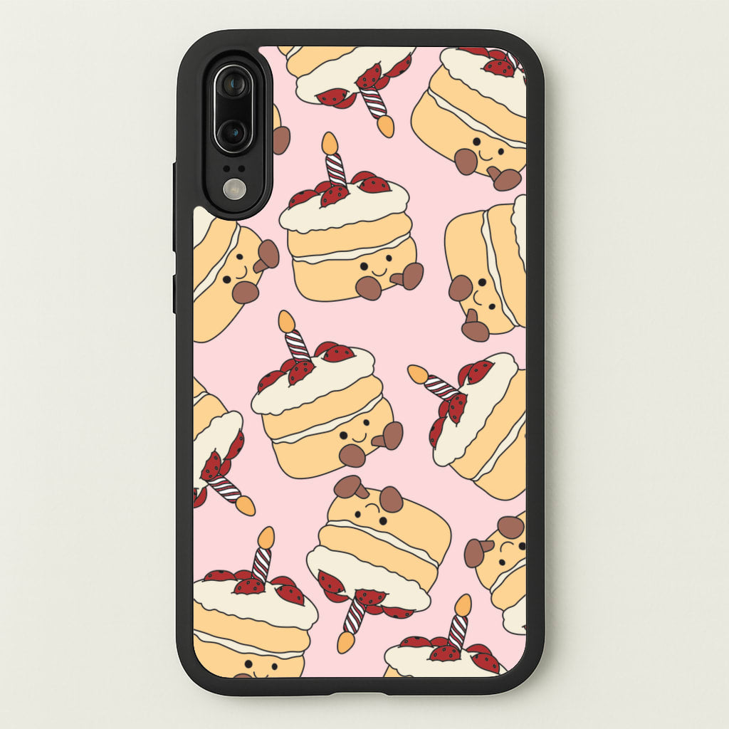 Cake Pattern - Plushy - Plushy Phone Case for Huawei P20