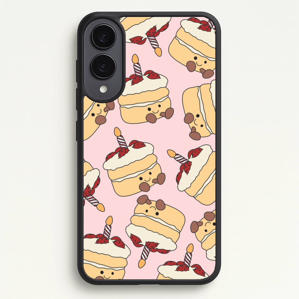 Cake Pattern - Plushy - Plushy Phone Case for Galaxy S25 Edge