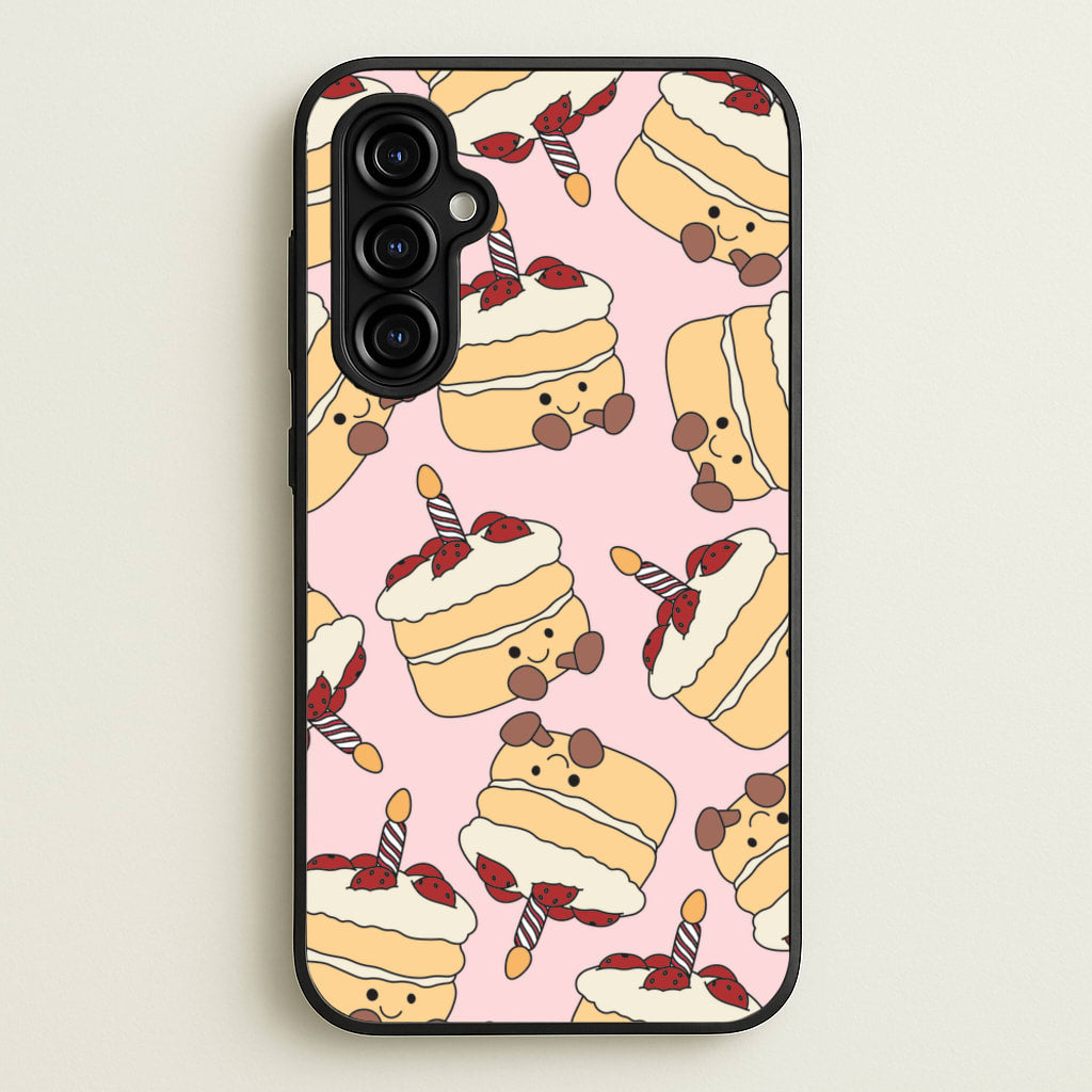 Cake Pattern - Plushy - Plushy Phone Case for Galaxy A54