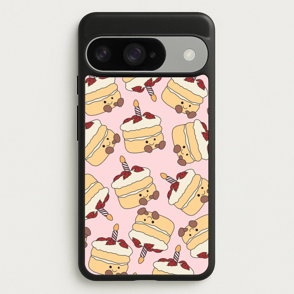 Cake Pattern - Plushy Phone Case for Google Pixel 10 / 10 Pro