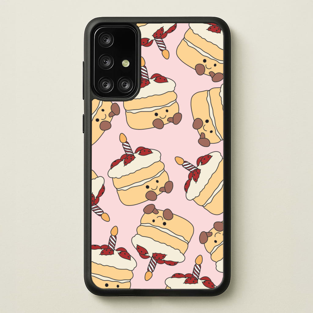 Cake Pattern - Plushy - Plushy Phone Case for Galaxy A71