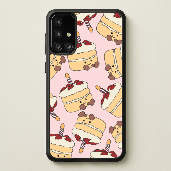 Cake Pattern - Plushy - Plushy Phone Case for Galaxy A71