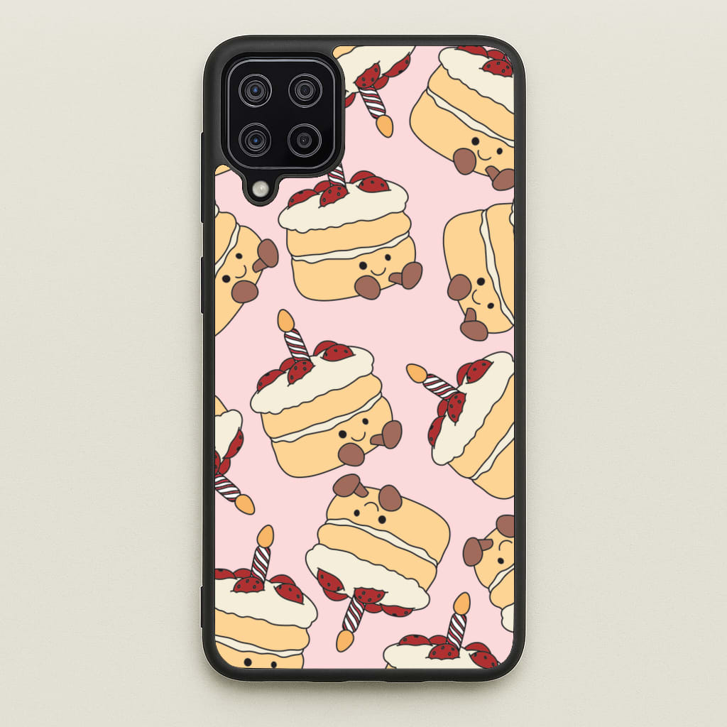 Cake Pattern - Plushy - Plushy Phone Case for Galaxy A12