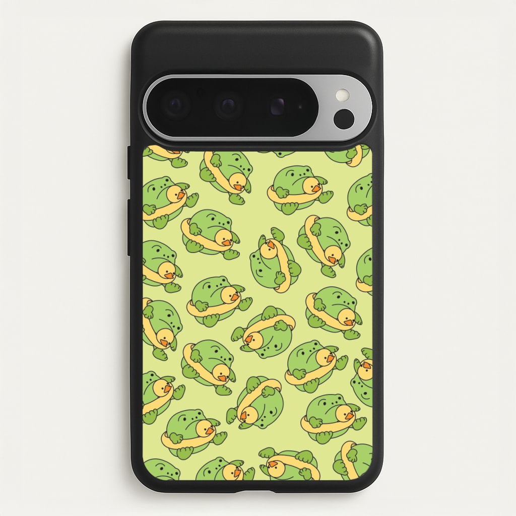 Frog Pattern - Plushy - Plushy Phone Case for Google Pixel 9 Pro XL
