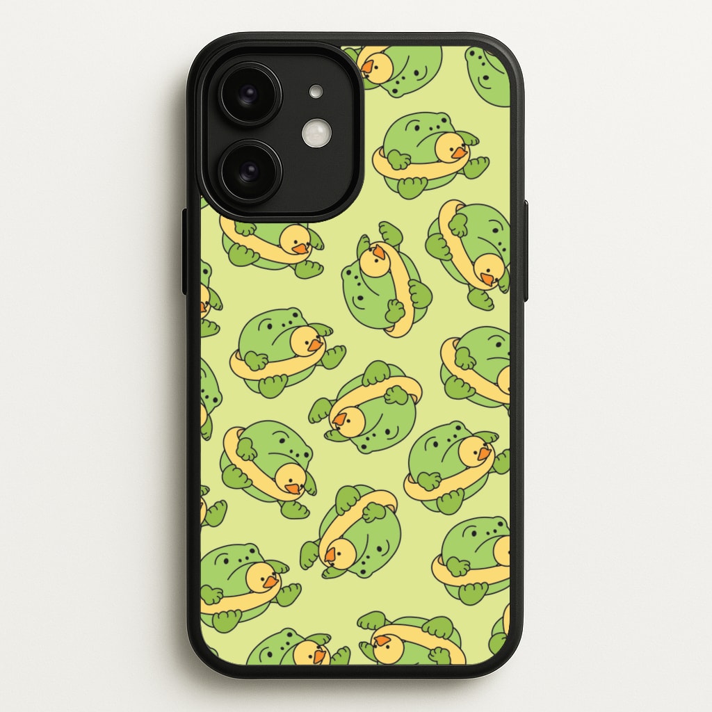 Frog Pattern - Plushy - Plushy Phone Case for iPhone 11