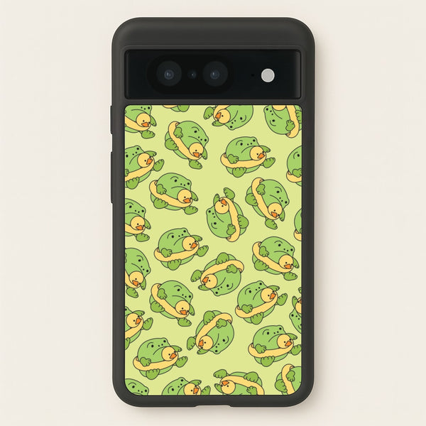 Frog Pattern - Plushy - Plushy Phone Case for Google Pixel 8