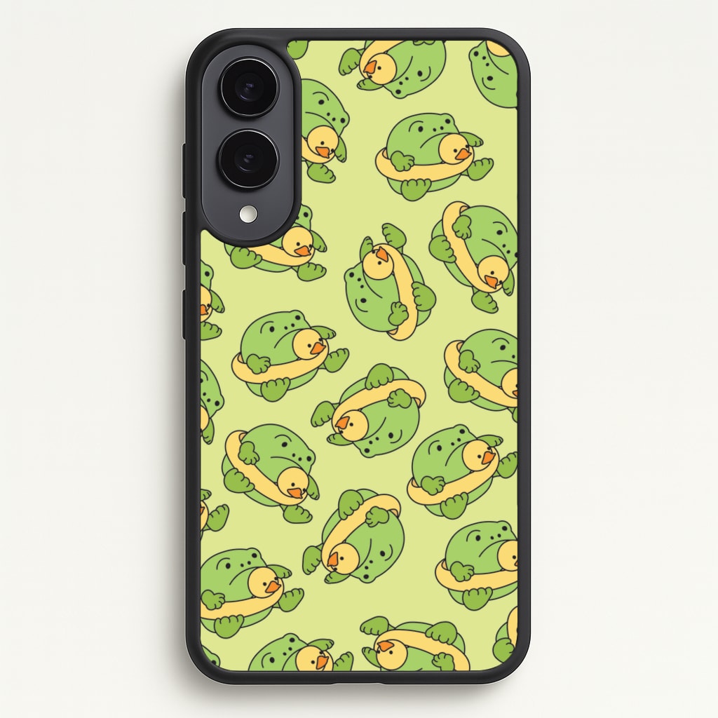 Frog Pattern - Plushy - Plushy Phone Case for Galaxy S25 Edge