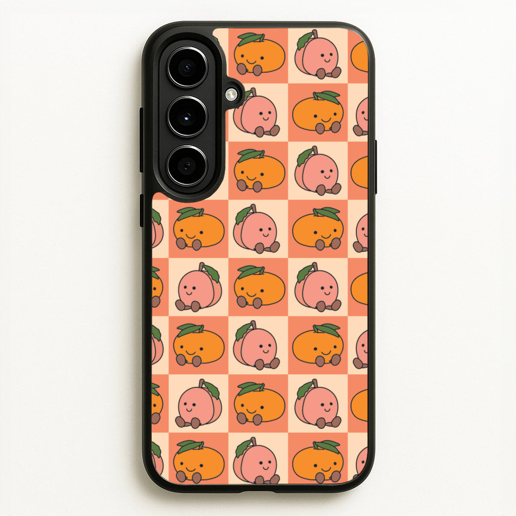Oranges And Peaches - Plushy - Plushy Phone Case for Galaxy A56