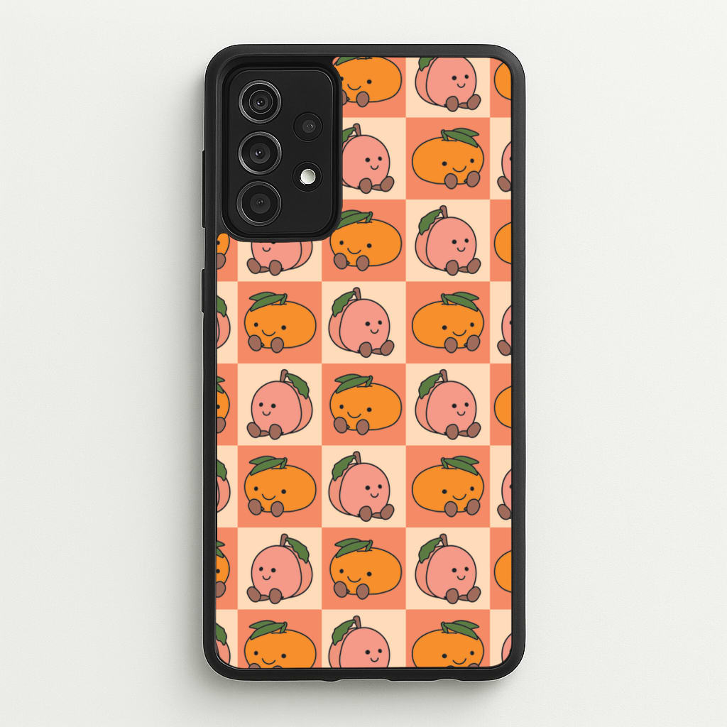 Oranges And Peaches - Plushy - Plushy Phone Case for Galaxy A52 / A52s