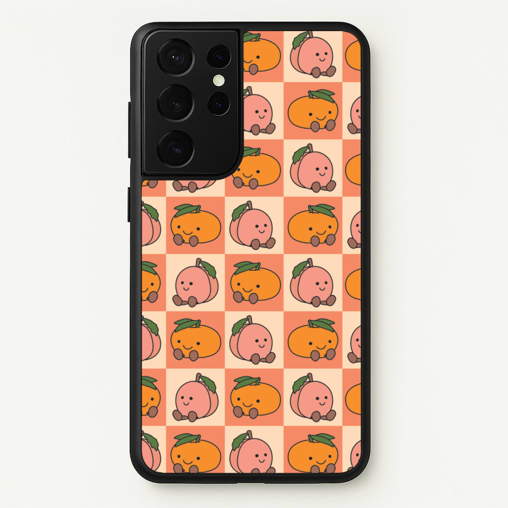 Oranges And Peaches - Plushy - Plushy Phone Case for Galaxy S21 Ultra