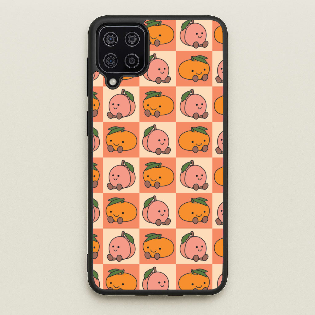 Oranges And Peaches - Plushy - Plushy Phone Case for Galaxy A12